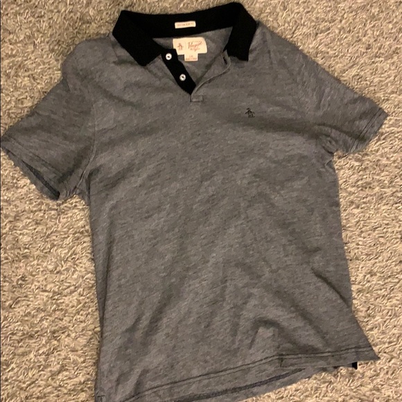Original Penguin Other - Men’s penguin polo shirt gray large